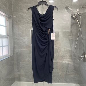 London Times NWT Dark Navy Size 4 Dress